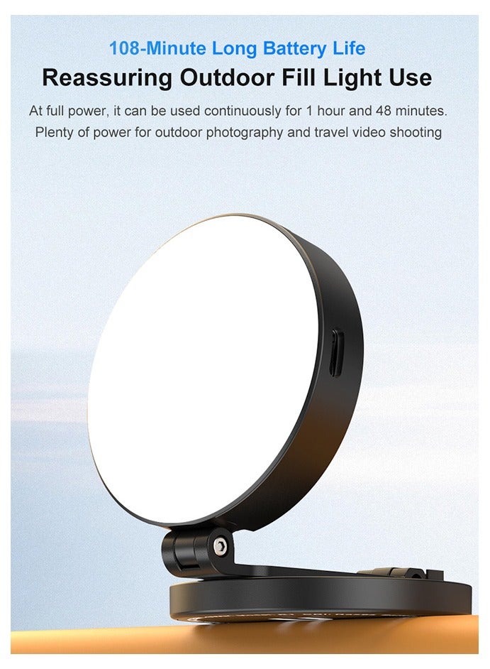 LED Video Light,Computer Light for Meeting Video Light,Multi-Angle Adjustable & Splicable Multi-Functional Pocket Fill Light LED Selfie Light with Clips Portable Phone Light for Video Shooting Vlogging Kit,3 Colors 1800mAh Battery, Fill Light for Phone Photo Camera Computer Laptop TikTok Makeup Video Call，pink - Image 5