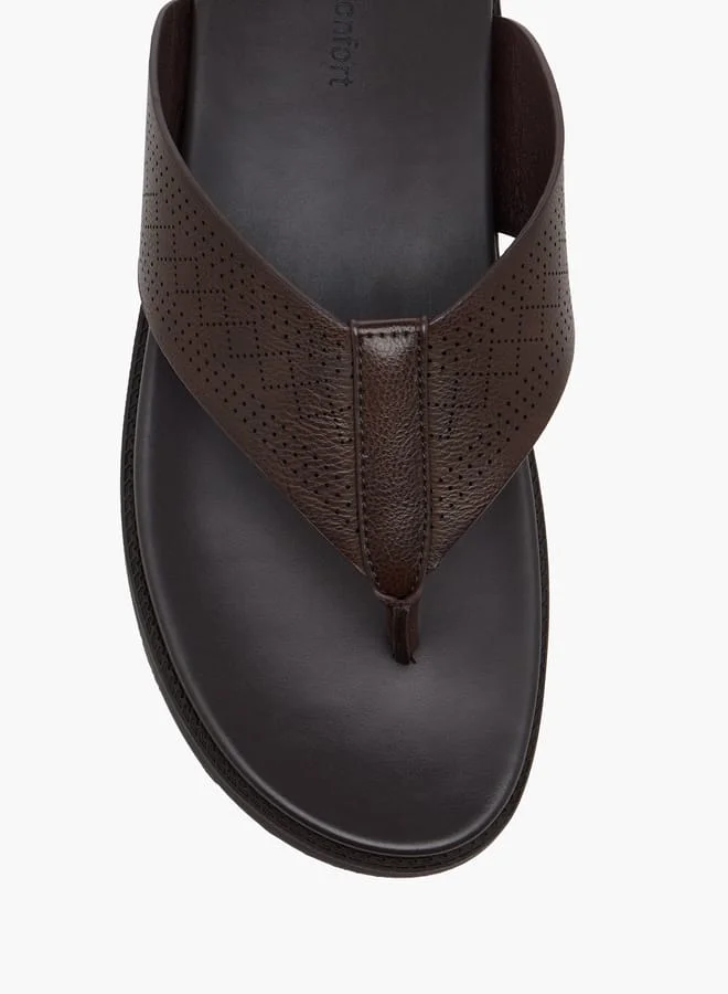 Le Confort Men's Textured Slip-On Sandal
