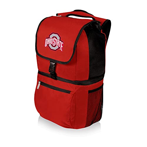 PICNIC TIME PICNIC TIME NCAA Ohio State Buckeyes Zuma Backpack Cooler  Soft Cooler Backpack  Lunch Cooler Red 