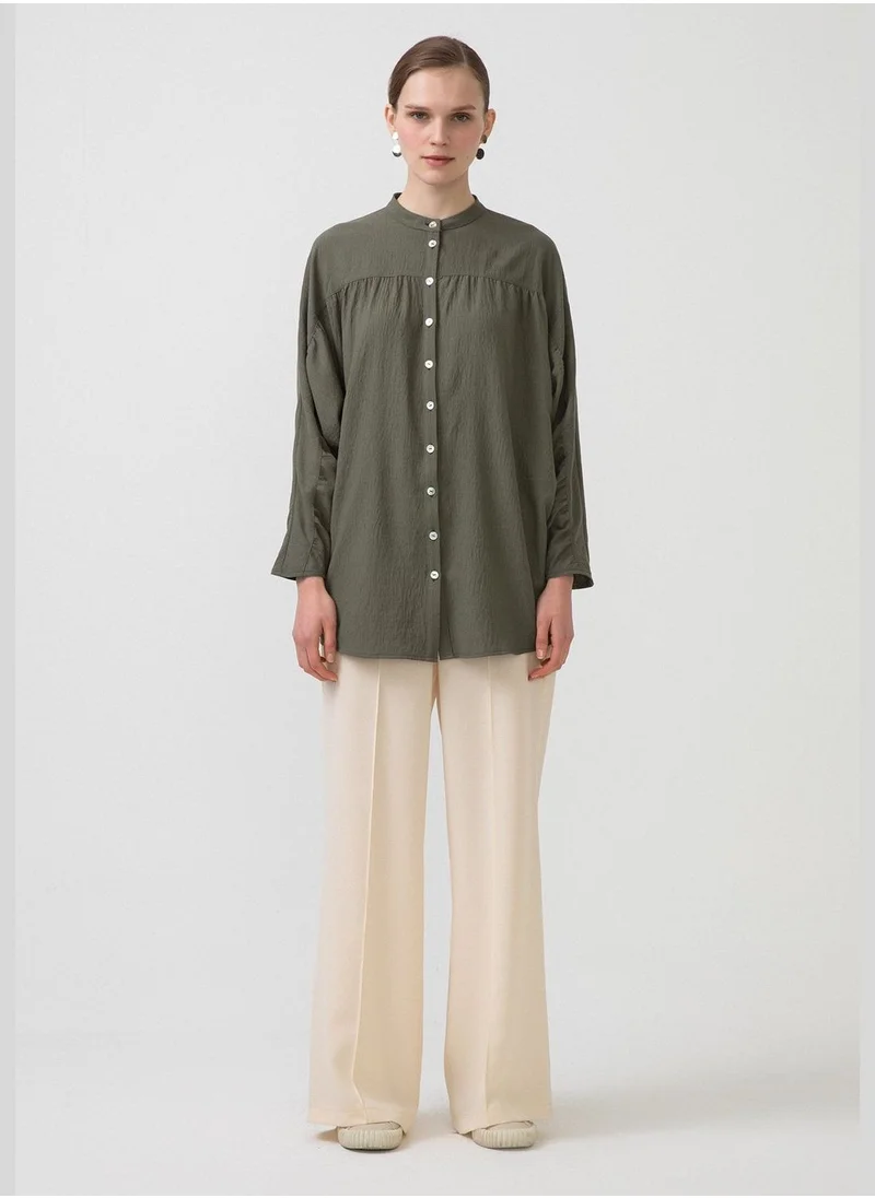 Touche FRILLED SHIRT WITH BAT-WING SLEEVE