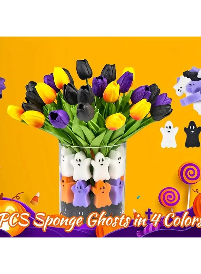 24 Pieces Halloween Vase Filler Decoration Set Thanksgiving Ghost Table Centerpiece For Day Of The Dead Party Decor - Image 4