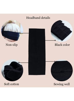 6 Pcs Headbands For Women Hair Cotton Headband Non-Slip Stretchy Elastic Head Wrap Holder Hair Accessories Black White Grey Color - pzsku/Z20B464F5909BAA898138Z/45/_/1734182852/10904bd7-6f31-4f62-b56c-ff8a56fd661d