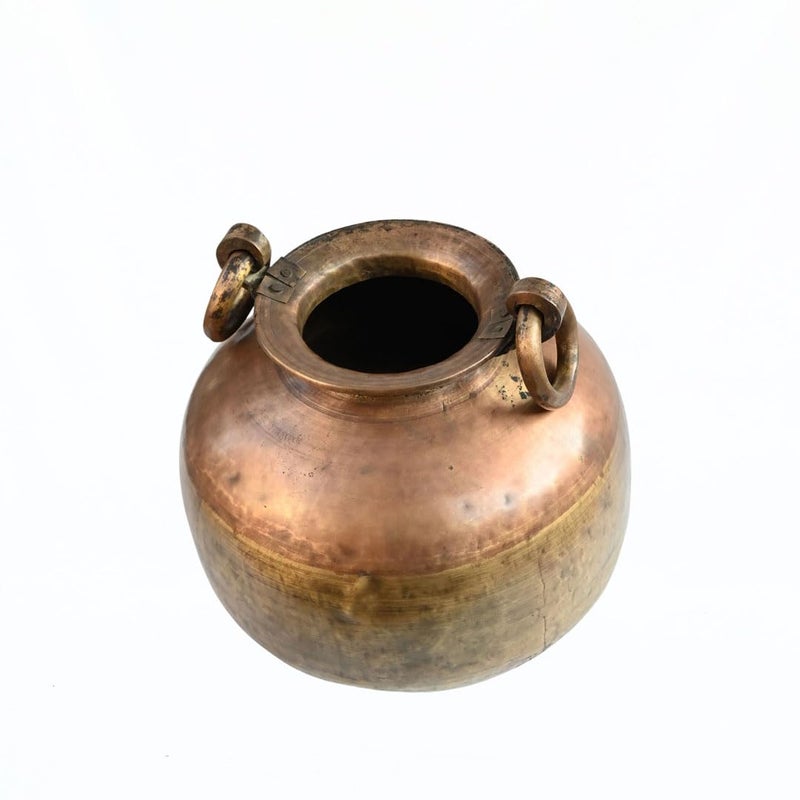 Indune Lifestyle Indune Lifestyle Antique Heavy Copper and Brass Vessel  - Image 2