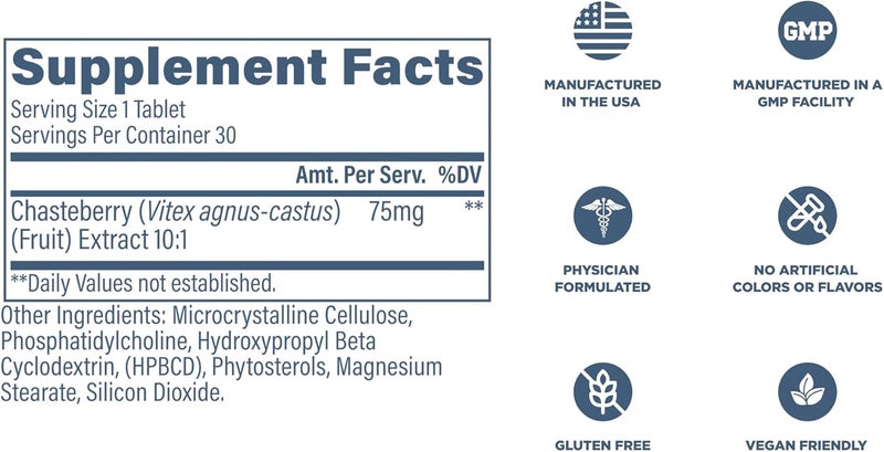 Revive MD Chasteberry Supplement for Women  ChasteBerry Liposomal Vitex AgnusCastus  Supports Womens Health Hormone Balance  Fertility  30 Tablets - Image 5