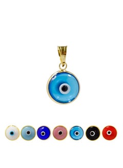 Transparent Light Blue Gold Plated 925 Sterling Silver 10 Mm Round Glass Turkish Diy Evil Eye Charm Pendant - pzsku/Z20B4B1D7C47095F0BC13Z/45/_/1735214444/249fa623-827c-4023-abc2-d775f185c284