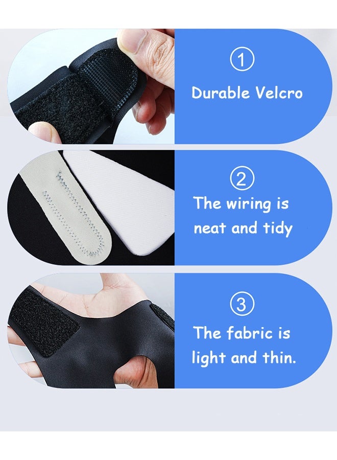 Gecomo 2 PCS Breathable kids Anti Snoring Chin Strap, Correction of Open Mouth Respiratory Resistance to Snoring Strap, Adjustable Breathable Comfortable Anti Snoring Chin Strap for kids - Image 2