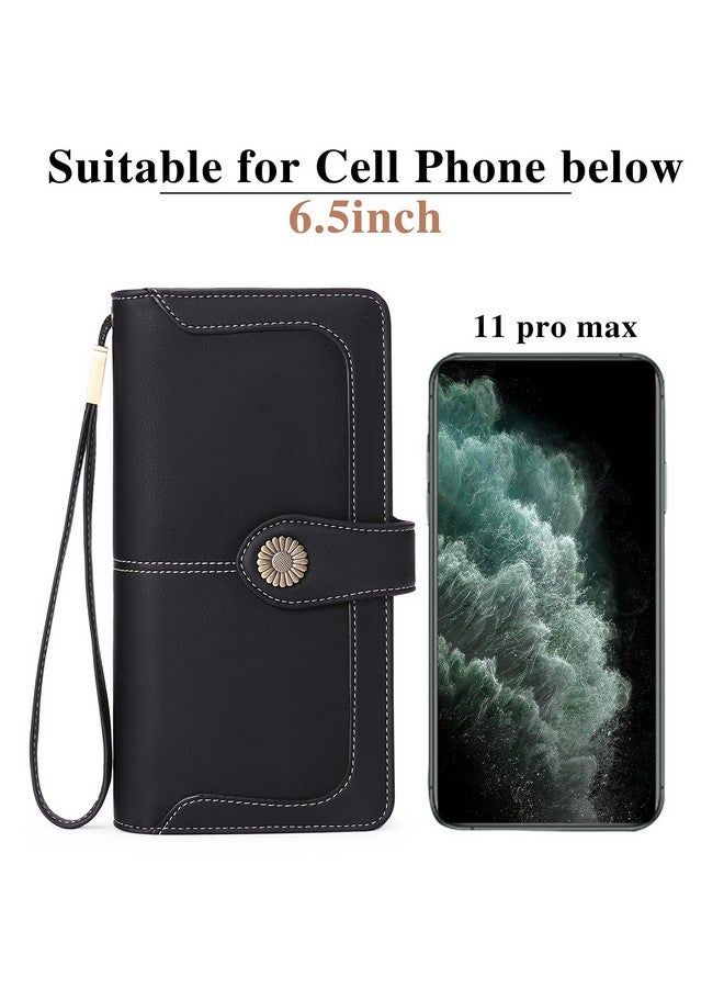 FALAN MULE Women'S Wallet Genuine Leather Rfid Blocking Large Capacity Trifold Ladies Wallet Wristlet Clutch Card Holder - Image 5