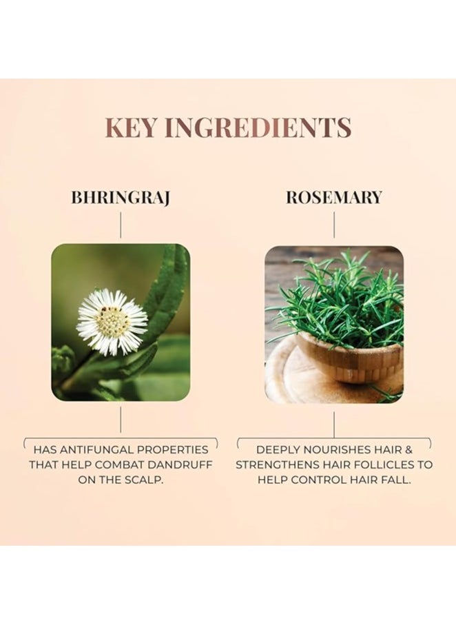 Just Herbs - Just Herbs Noursing Hair Cream for Men & Women with Bhringraj & Rosemary, Helps Reduce Dandruff and Hairfall 100 g - Image 1