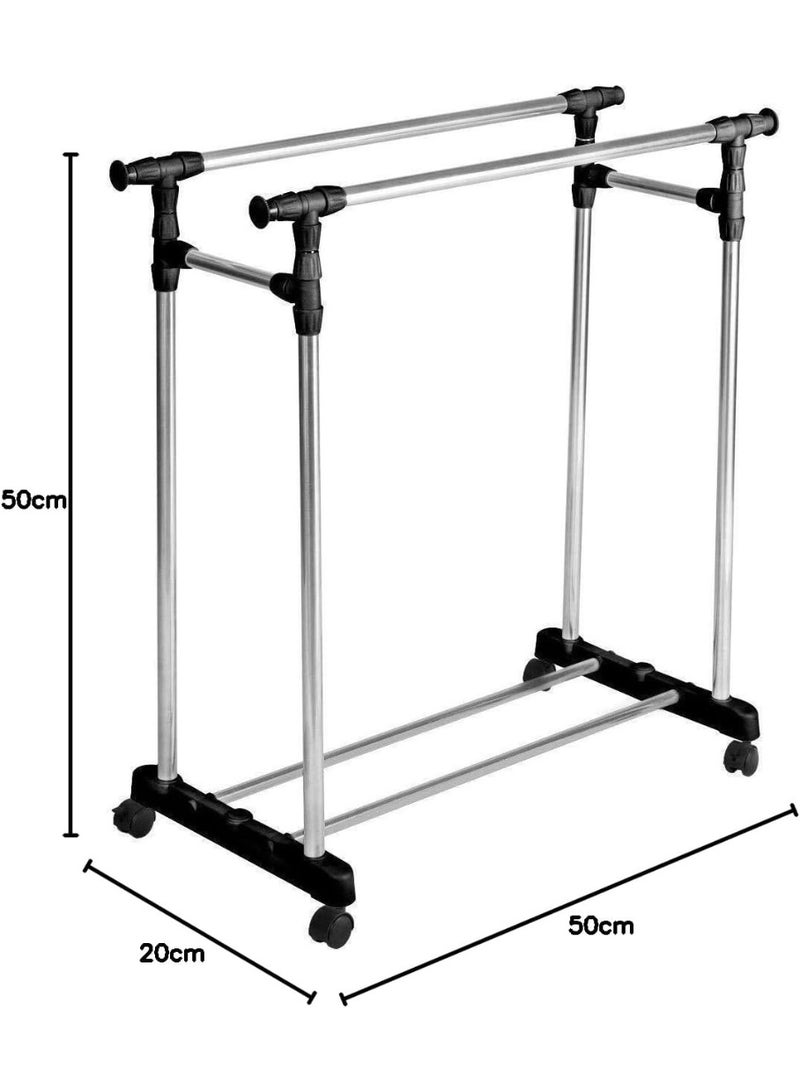 Detachable portable coat hanger hot new design extended and thickened floor hanger - Image 2