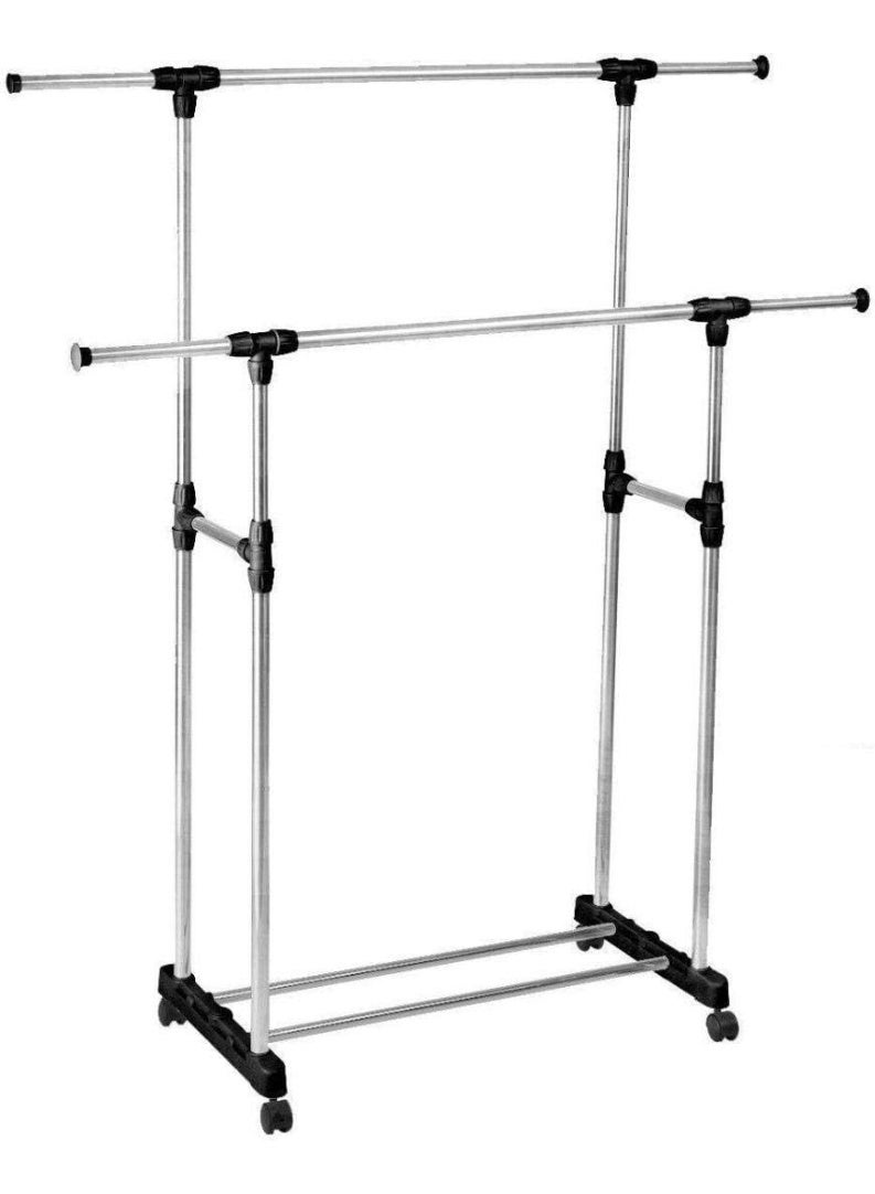 Detachable portable coat hanger hot new design extended and thickened floor hanger - Image 1