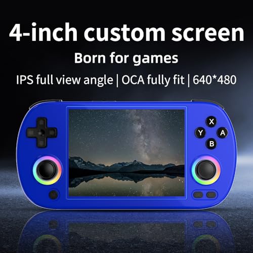 Aivuidbs ANBERNIC RG40XX H Retro Gaming Console with 4.0'' IPS Screen, 64GB TF Card, Linux 64-bit System, Supports 5G WiFi, Bluetooth, HDMI and TV Output - Image 2