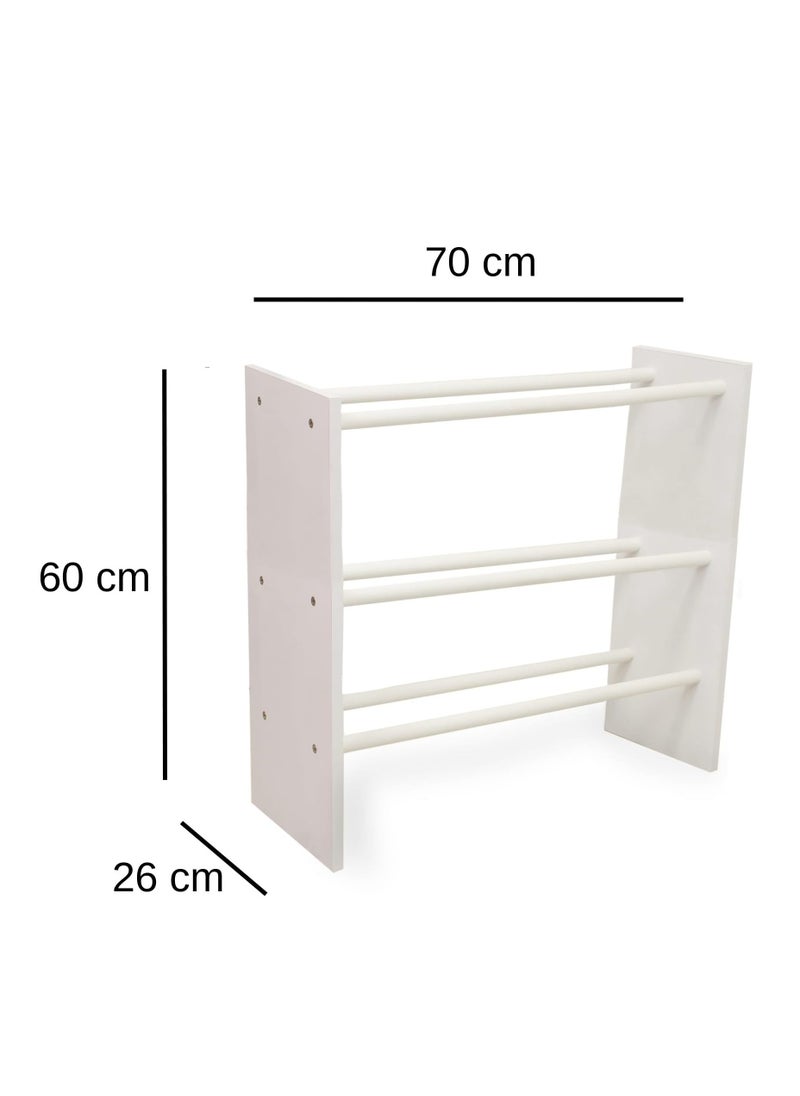 Generic Shoe Rack Holder Stand Organizer Cabinet, 3 Tier, For Entryway, Living Room, Hallway, Bedroom, Bathroom, Closet And More  - Image 3
