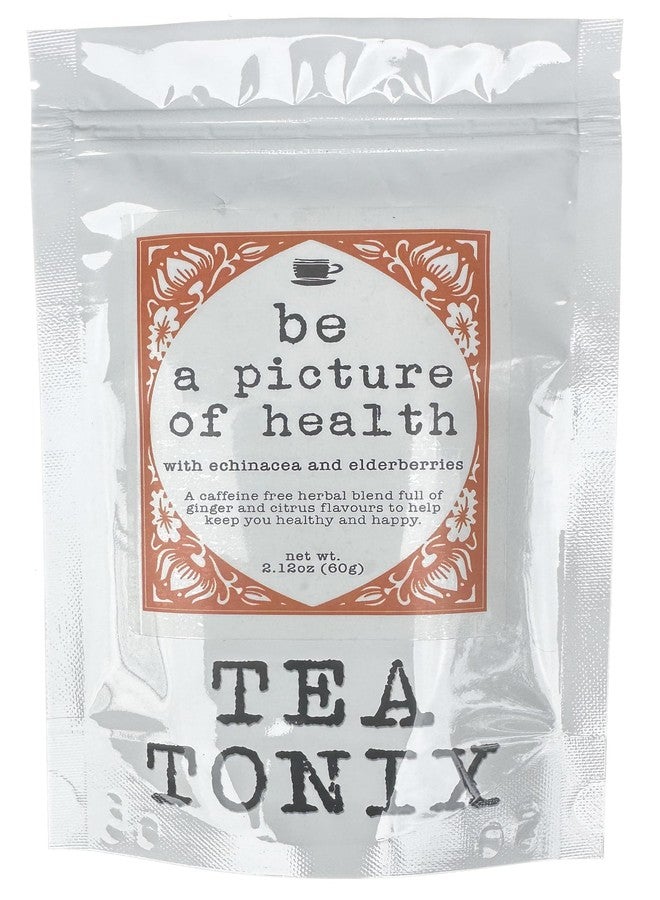 Tea Tonix BE A PICTURE OF HEALTH Tea with Echinacea, Elderberries, and Ginger 60g (2.12oz) - for Better Health and to Help Get You Through the Cold Season - Image 1