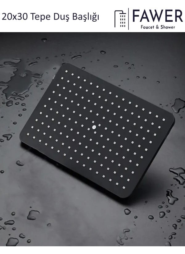 FAWER Faucet & Shower Fawer Black Robot Shower Head 