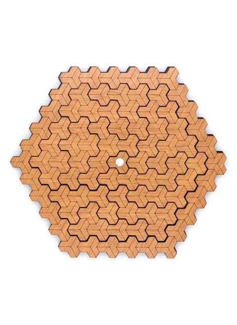 Pyramid Code Lock Wooden Unlock Box Level 10 Difficulty Brain Burning Toy Palace Bamboo Waiter Tray-Color:Elisir Cube