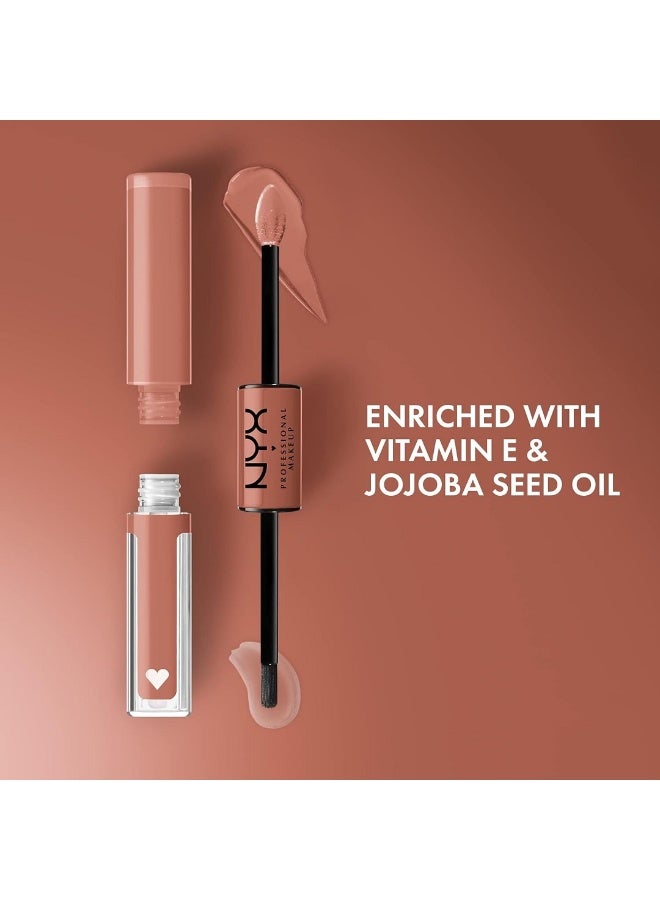 NYX PROFESSIONAL MAKEUP Shine Loud Lipstick with Clear Lip Gloss - Global Citizen - Image 4