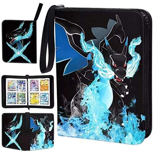 PATPAT Poke-Mon Binder, Big Size Trading Card Album For 720 Pokemon Cards, Zipper Bag Collection Case Gift For Kids Boys Girls - Image 1
