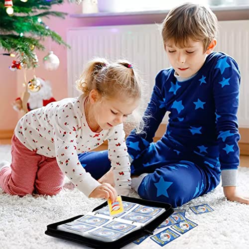 PATPAT Poke-Mon Binder, Big Size Trading Card Album For 720 Pokemon Cards, Zipper Bag Collection Case Gift For Kids Boys Girls - Image 2