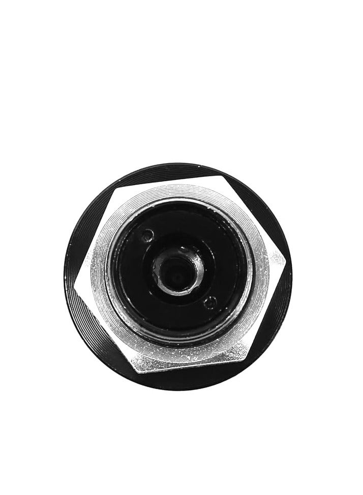 LAMAY 4pcs Universal Aluminum Vehicle Hood Pins - License Plate Lock Clip, Push Button Bonnet, Quick Release Lock Latch Bumper, Diameter 1.25 inch (Black) (Color : Black) - Image 5