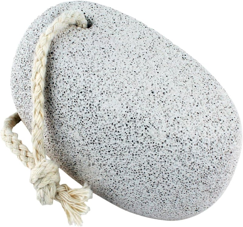 Vega Oval Shaped Pumice Stone, White - Image 1