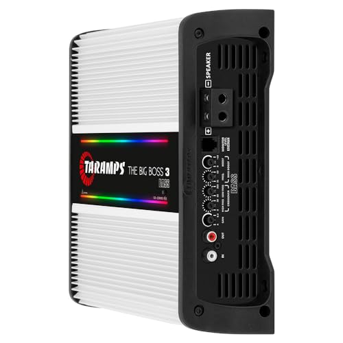 Taramp's تارامبس ذا بيغ بوس 3 مضخم صوت الباس 0.5 إلى 2 أوم 3000 واط RMS 108 تأثيرات RGB، متعدد المقاومة، قناة واحدة من الفئة D، مونوبلوك، سمارت 3k، صوت السيارة - Image 3