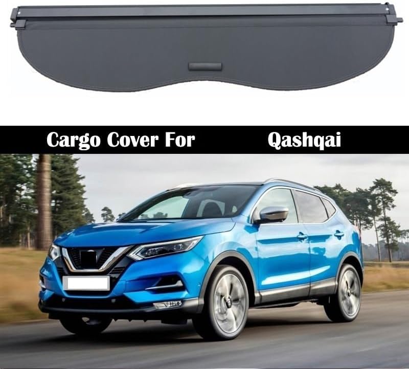 DEMULAX Trunk Cargo Cover for Nissan Qashqai 2015-2022 - Image 2