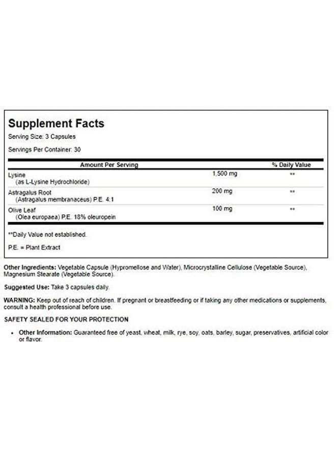 Quantum Super Immune Plus Lysine - 90 vegicaps,(Quantum Health) - Image 2