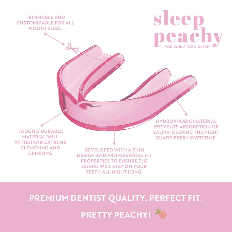 CUSTMBITE Sleep Peachy Night Guard for Women - Pack of 2 Mouth Guard for Teeth Grinding, Clenching and Bruxism (Pink) - Image 3