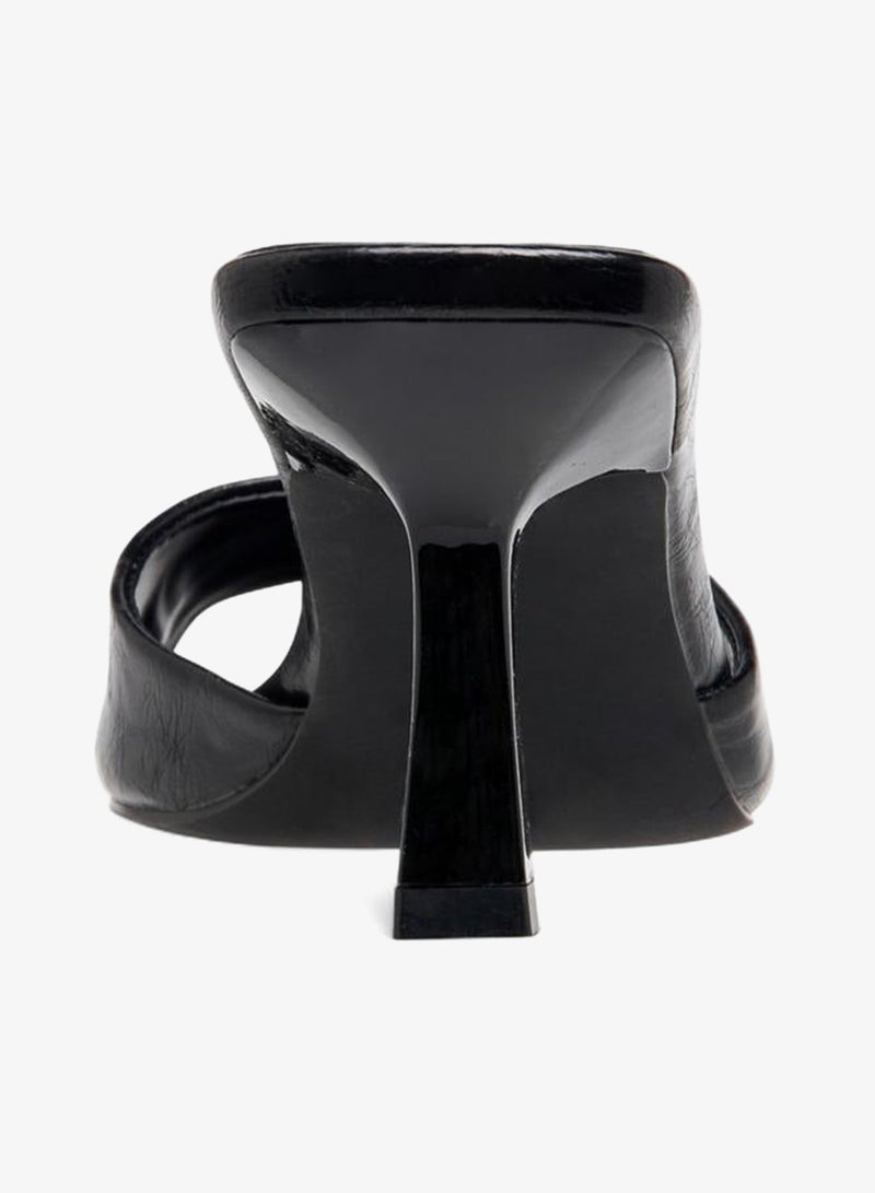 Celeste Women Buckle Detail Kitten Heel Sandals - Image 5