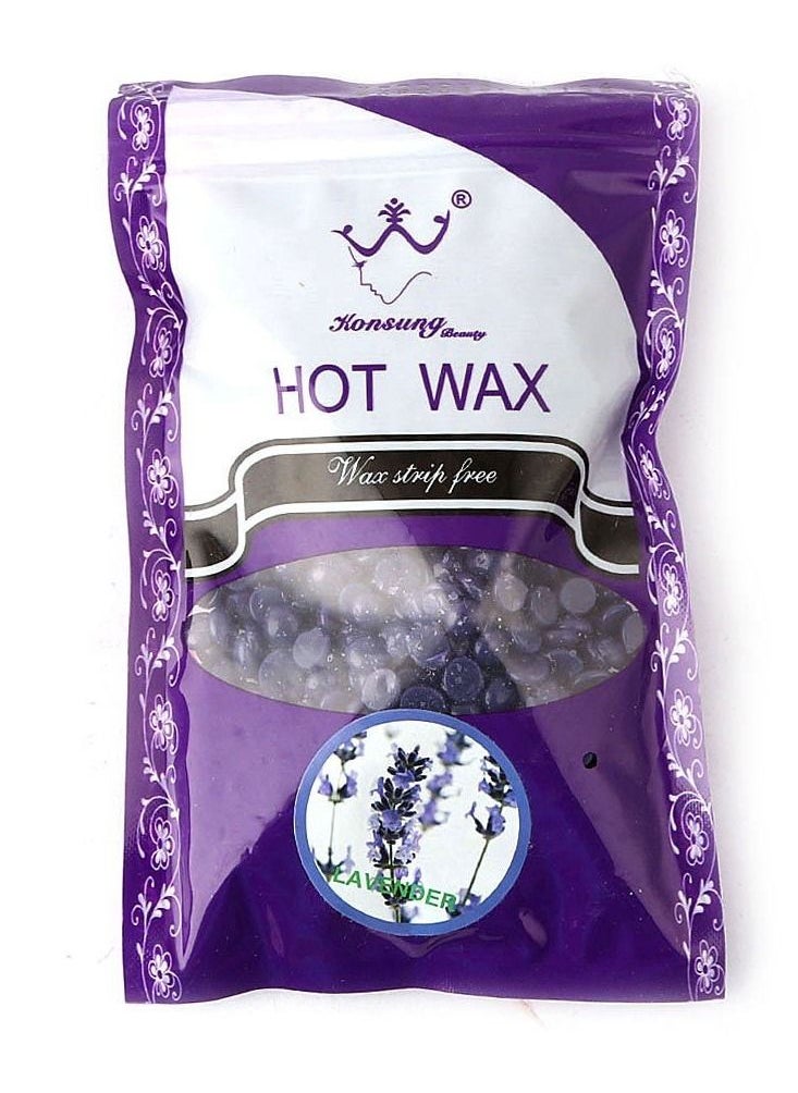 Konsung Beauty Hair Removal Hard Wax Beans Hair Removal Hard Wax Beans Body & Body Hot Natural Wax Beans For Women Men  - Image 1