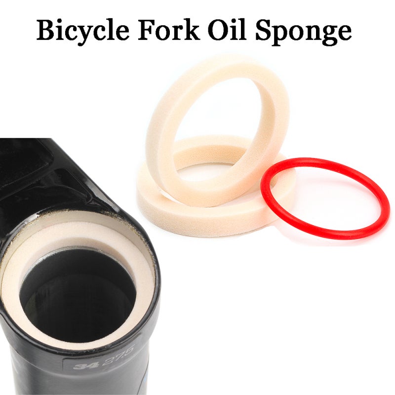 Bicycle Oil Sponge Ring 35mm High Intensity Sponge Bicycle Sponge Ring - Anti-Rust Durable Bike Sealed Ring for Front Bike Shock Absorber Maintenance - Image 2