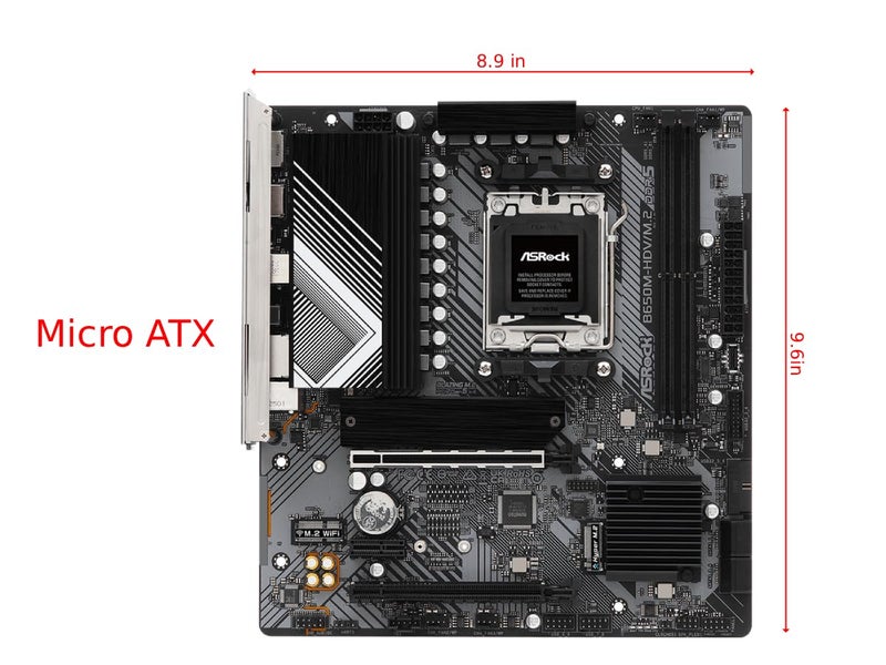 ASRock B650M-HDV/M.2 يدعم معالجات AMD Socket AM5 Ryzen 7000 Series - Image 2