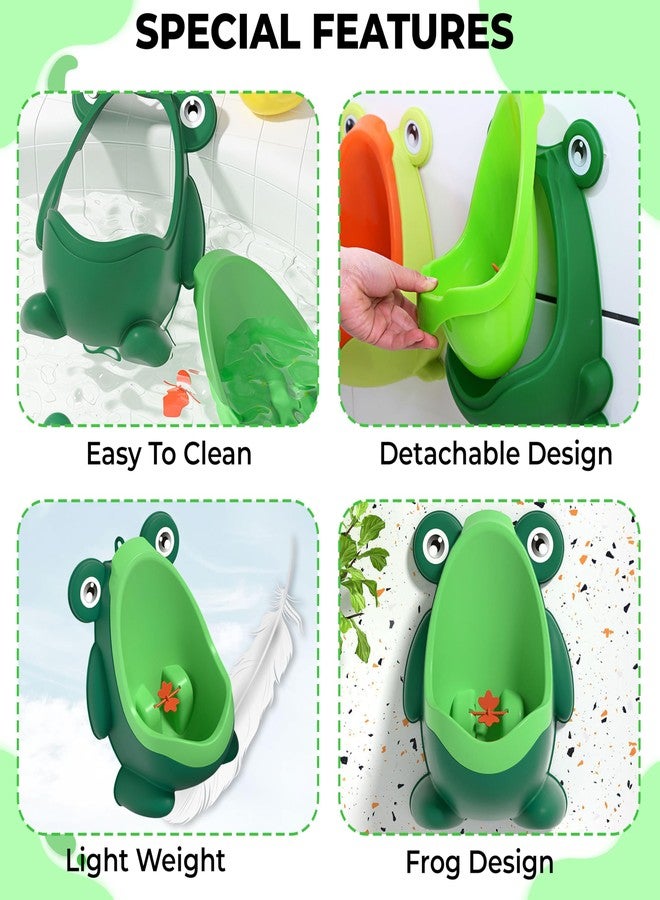 بيمبيكا مبولة تدريب التبول للأطفال الأولاد من بيمبيكا - مبولة تدريب تبول محمولة، مبولة تدريب للأولاد، مبولة أطفال مثبتة على الحائط، مبولة للأطفال الصغار، مبولة تدريب تبول للأولاد - (تصميم ضفدع أخضر للأطفال الصغار) - Image 5