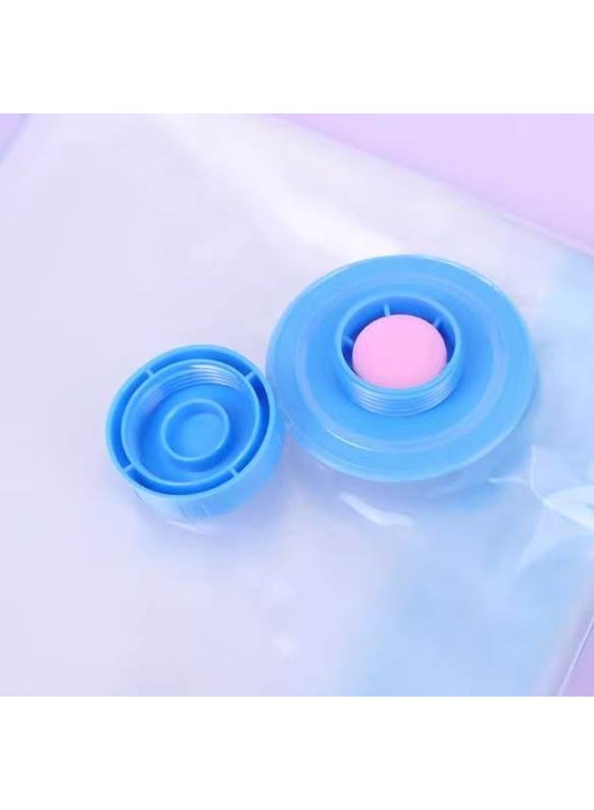 7-Piece Vacuum Storage Bags, 60x80 cm, Reusable Compression Space Saver with Hand Pump for Clothes & Bedding - Image 2
