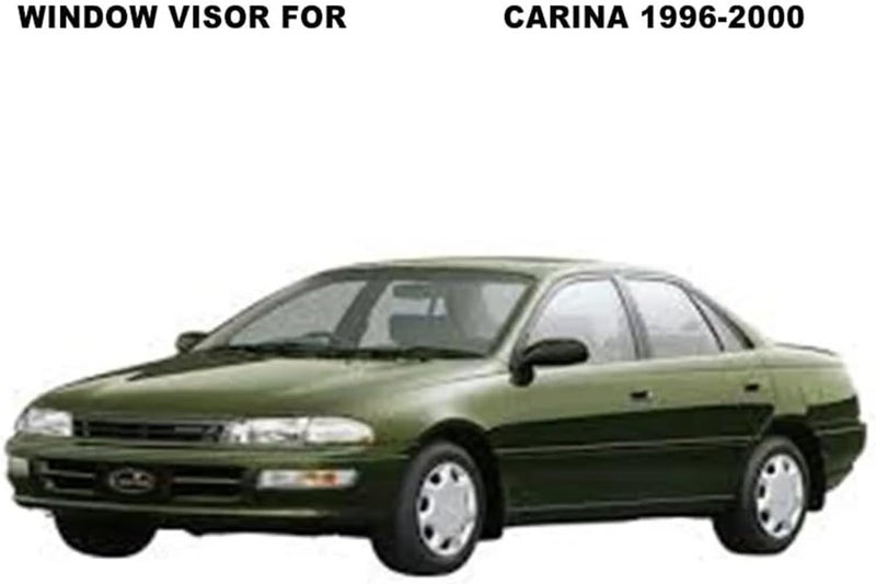 Wivplex Black Window Visor for Toyota Carina 1996-2000 - Image 2