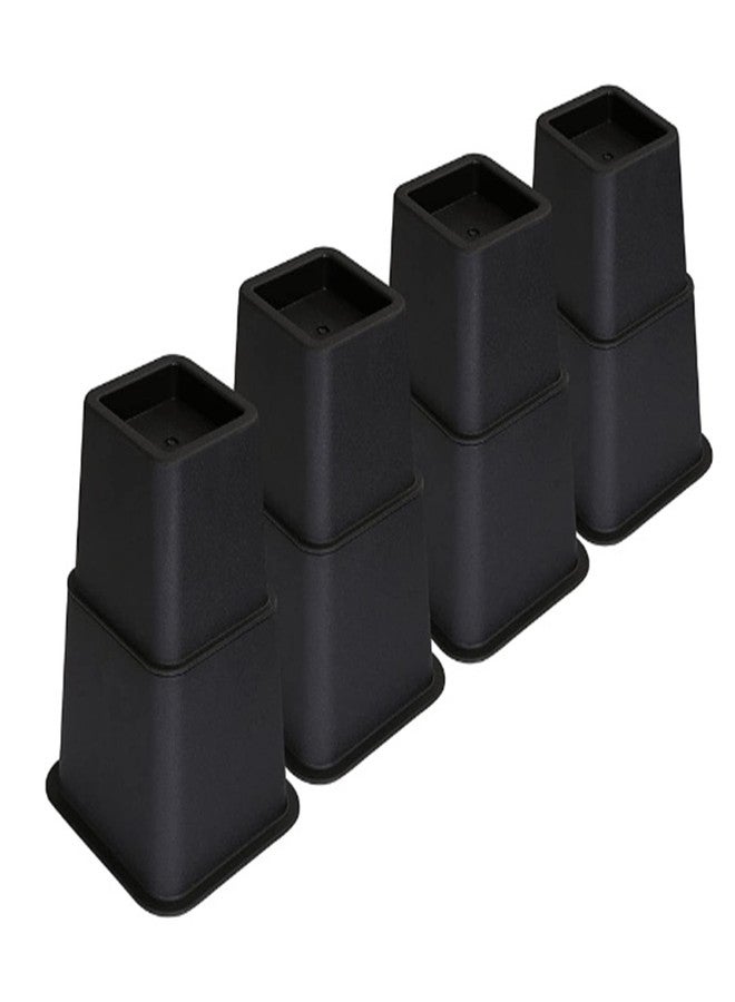 TOPROAD Adjustable Bed Furniture Risers, Stackable Bed Lifts in Heights of 4, 6, or 9 Inches, Heavy Duty Furniture Risers for Home - Supports Up to 1,300 lbs(8-Piece Set) - Image 1