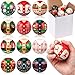 JellyArch 16 Pcs Christmas Ugly Sweater Stress Balls Bulk 2 Inch Christmas Foam PU Squeeze Balls Mini Stress Relief Toys Xmas Party Favors Goodie Bag Fillers Stocking Stuffer Gifts - Image 2