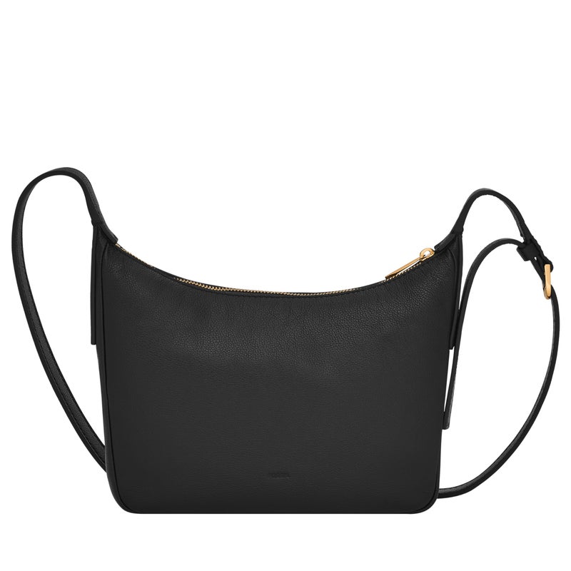 Fossil Women's Cecilia Leather Small Crossbody Purse Handbag, Black (Model: ZB1889001) - Image 3