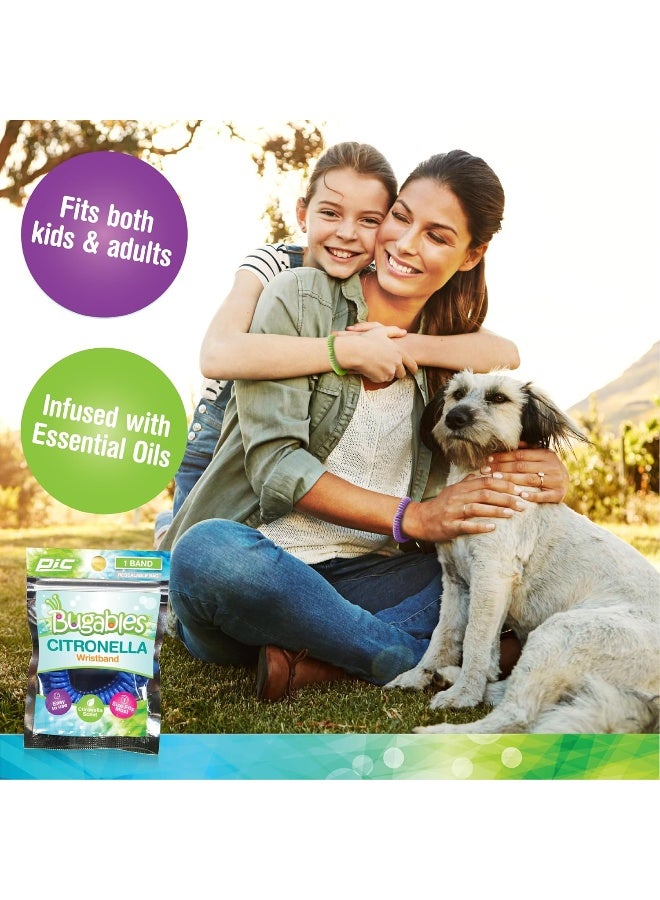 PIC Bugables Citronella Scented Coil Wristbands, Reusable and Resealable, One Size Fits All (Pack of 25) - Image 3