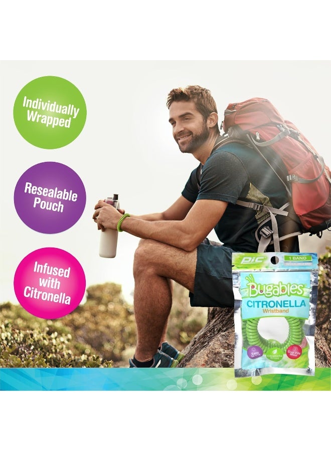 PIC Bugables Citronella Scented Coil Wristbands, Reusable and Resealable, One Size Fits All (Pack of 25) - Image 4