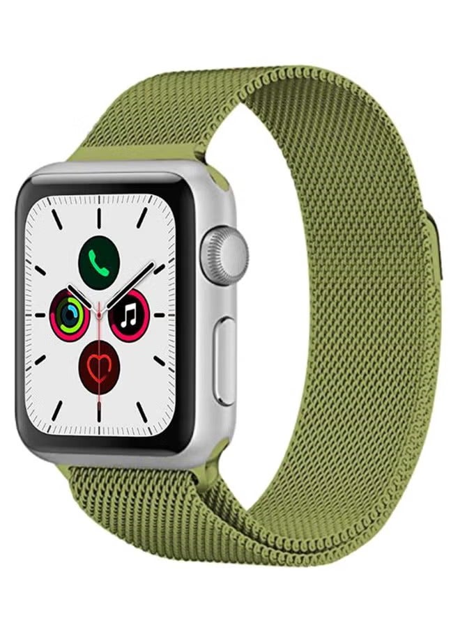 PROMASS Replacement Band For Apple iWatch Series 5/4/3/2/1 42-44mm Grass Green