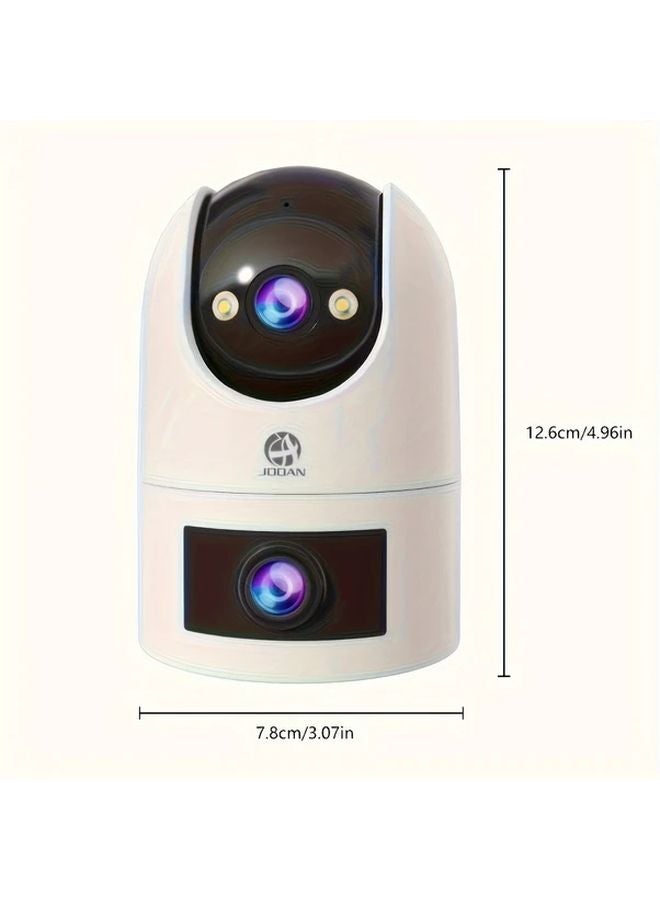 Dual Lens 360 Panoramic Tracking 5GHz WiFi Color Night Vision Outdoor Security Camera 1296P HD AI Smart Alarm No Subscription MB8S8 Color - Image 4