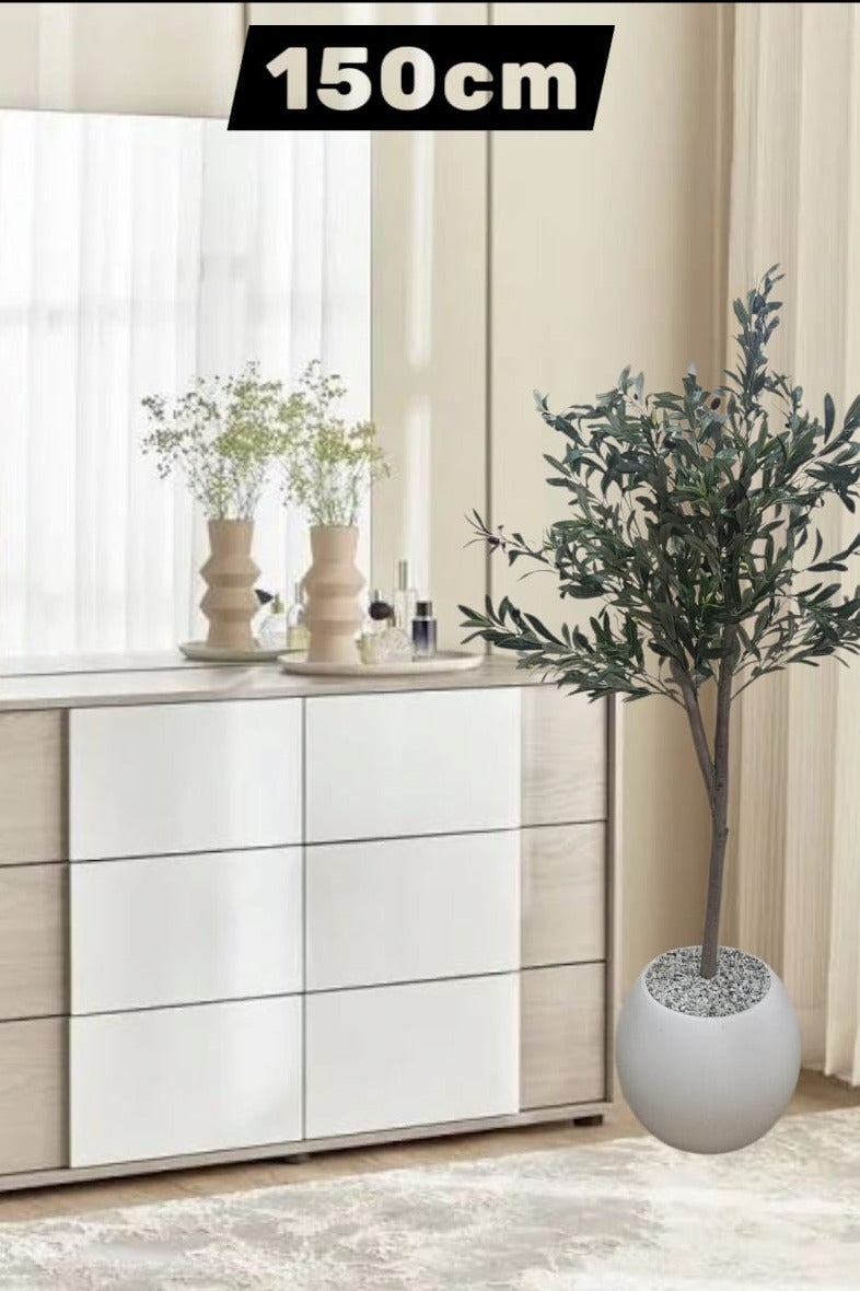 Artificial olive trees 150 cm wide 40 cm