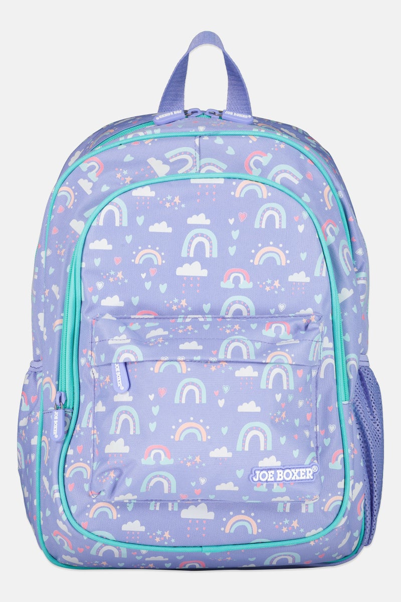 Joe Boxer Kids Girl Graphic Print Backpack, Multicolor - Image 1