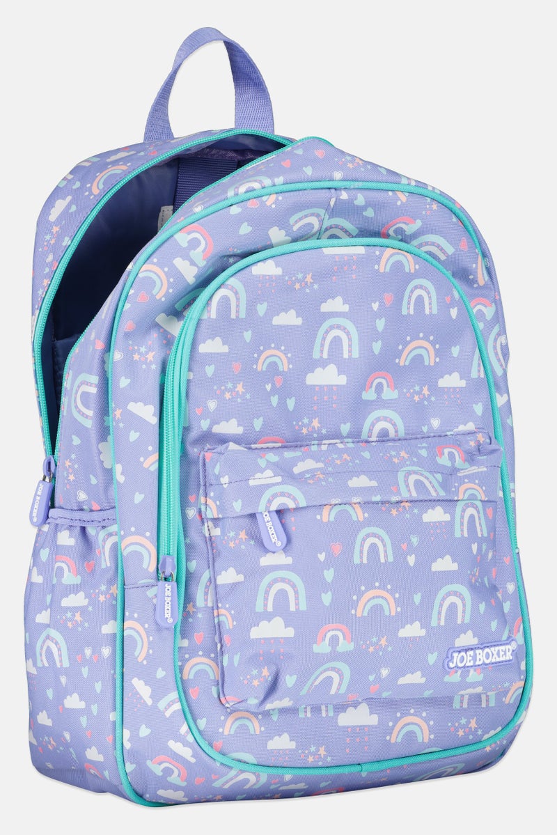 Joe Boxer Kids Girl Graphic Print Backpack, Multicolor - Image 3