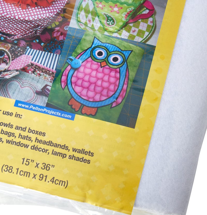 Pellon 731 Fuse-N-Shape Heavyweight Stabilizer 15" x 36" Package - Image 4