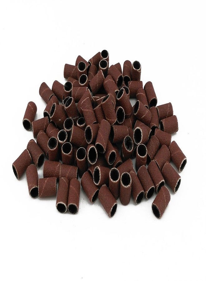 yueton Pack of 100 Professional Nail Manicure Sanding Bands Grit File Sand Piece Set (#180) - Image 1