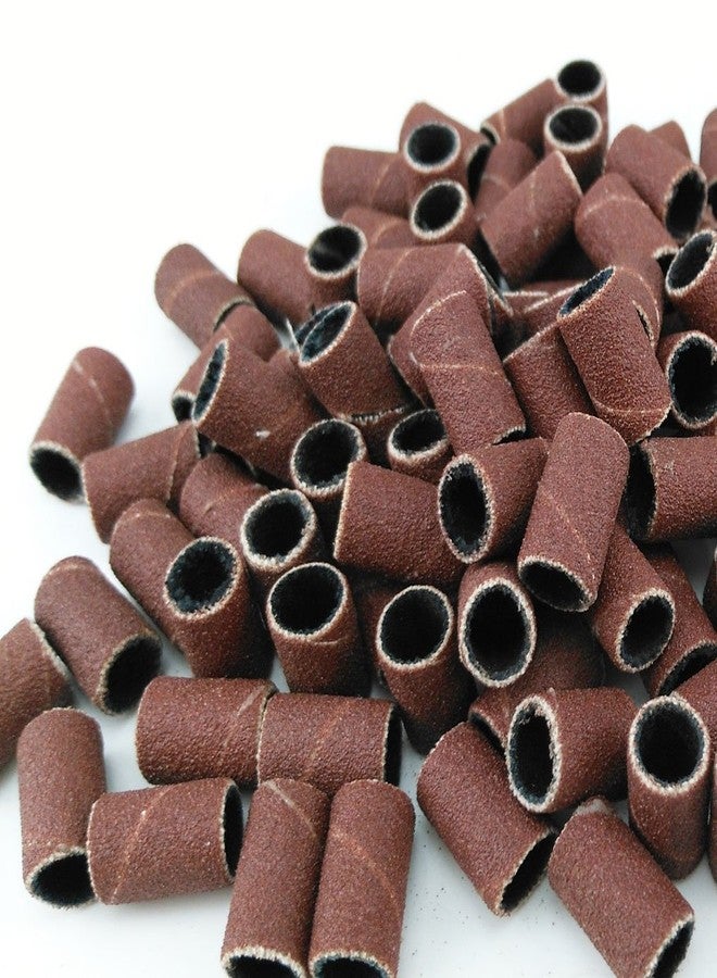 yueton Pack of 100 Professional Nail Manicure Sanding Bands Grit File Sand Piece Set (#180) - Image 2