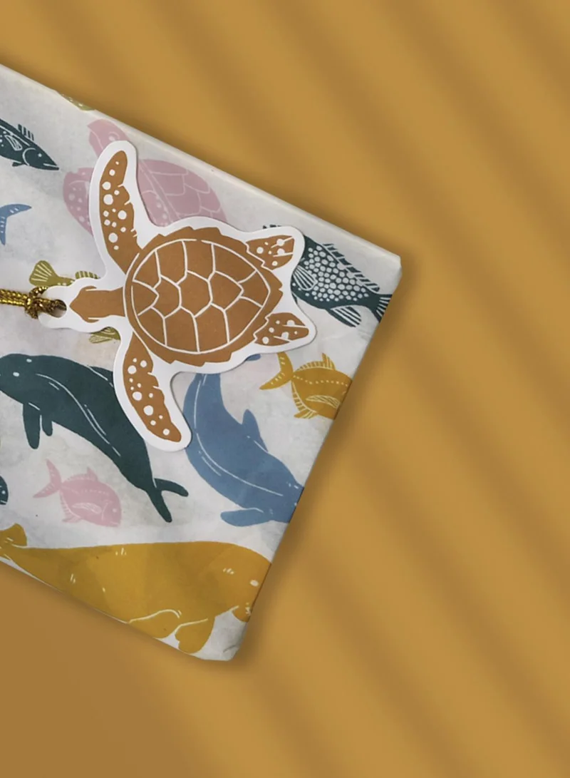 Little Majlis Gift tag set, Turtles