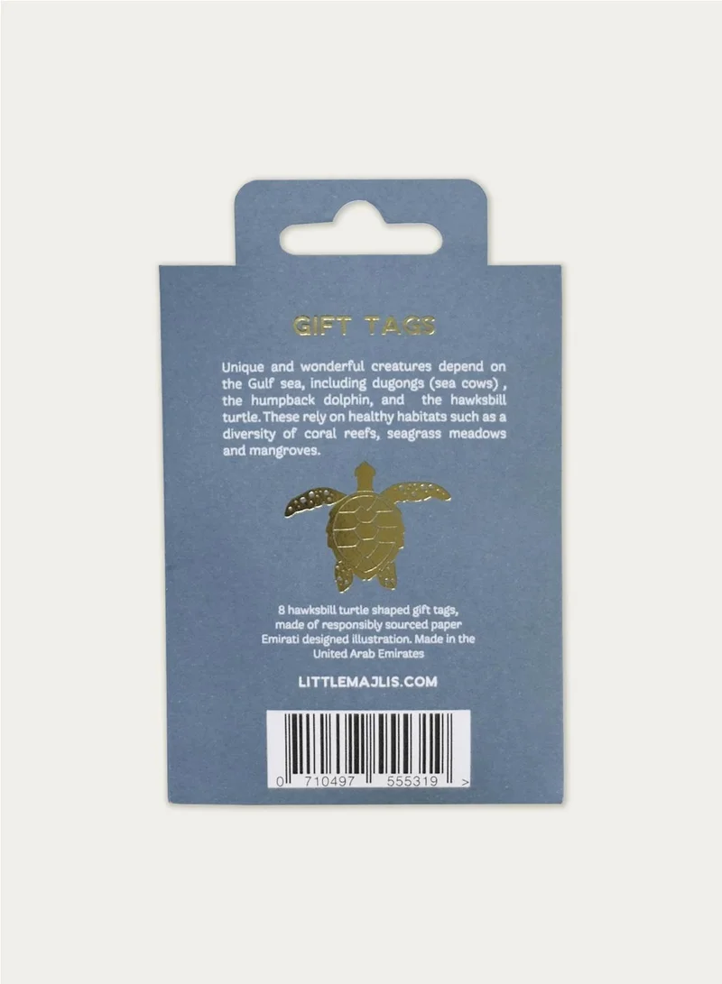 Little Majlis Gift tag set, Turtles